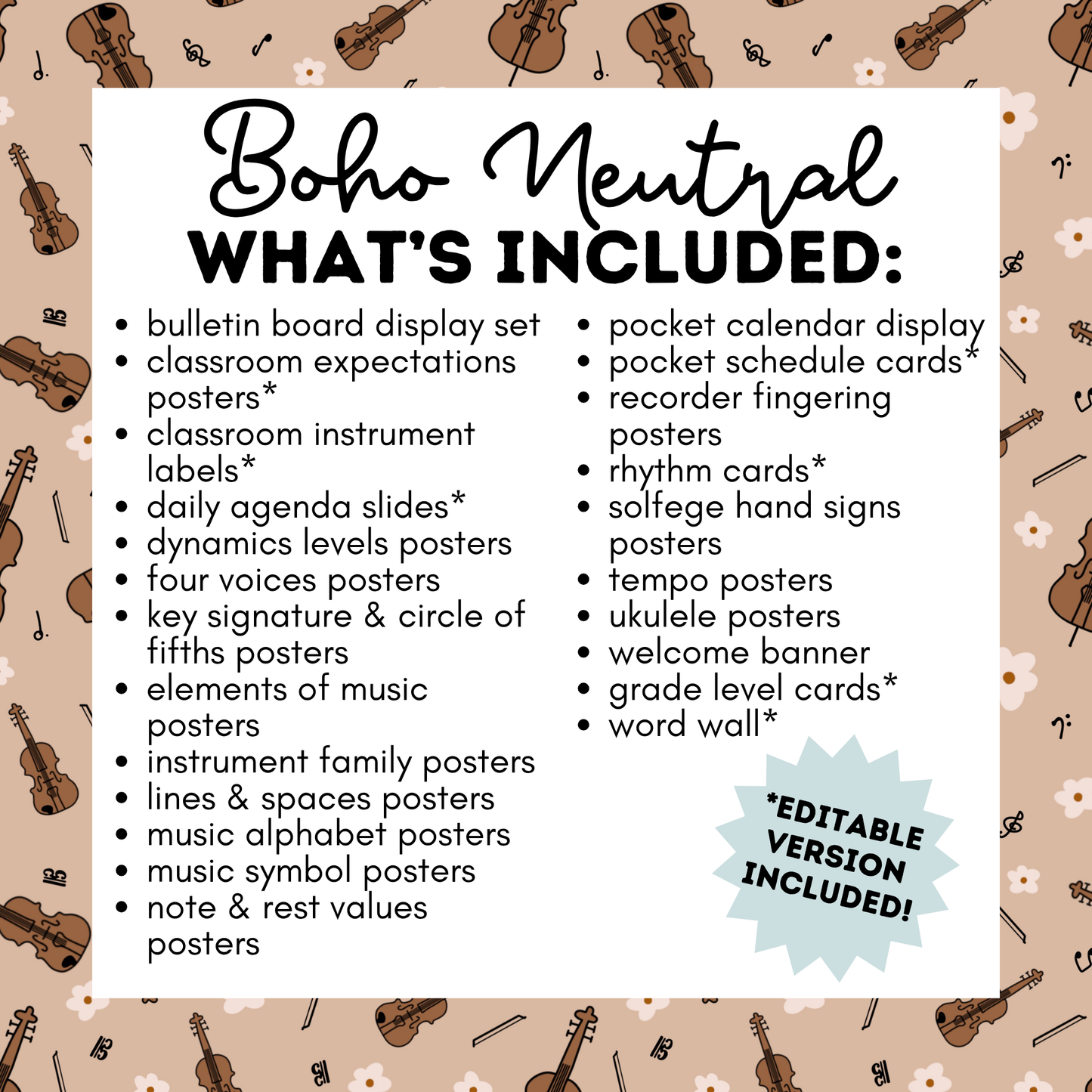 Boho Neutral COMPLETE Decor Bundle *DIGITAL DOWNLOAD*