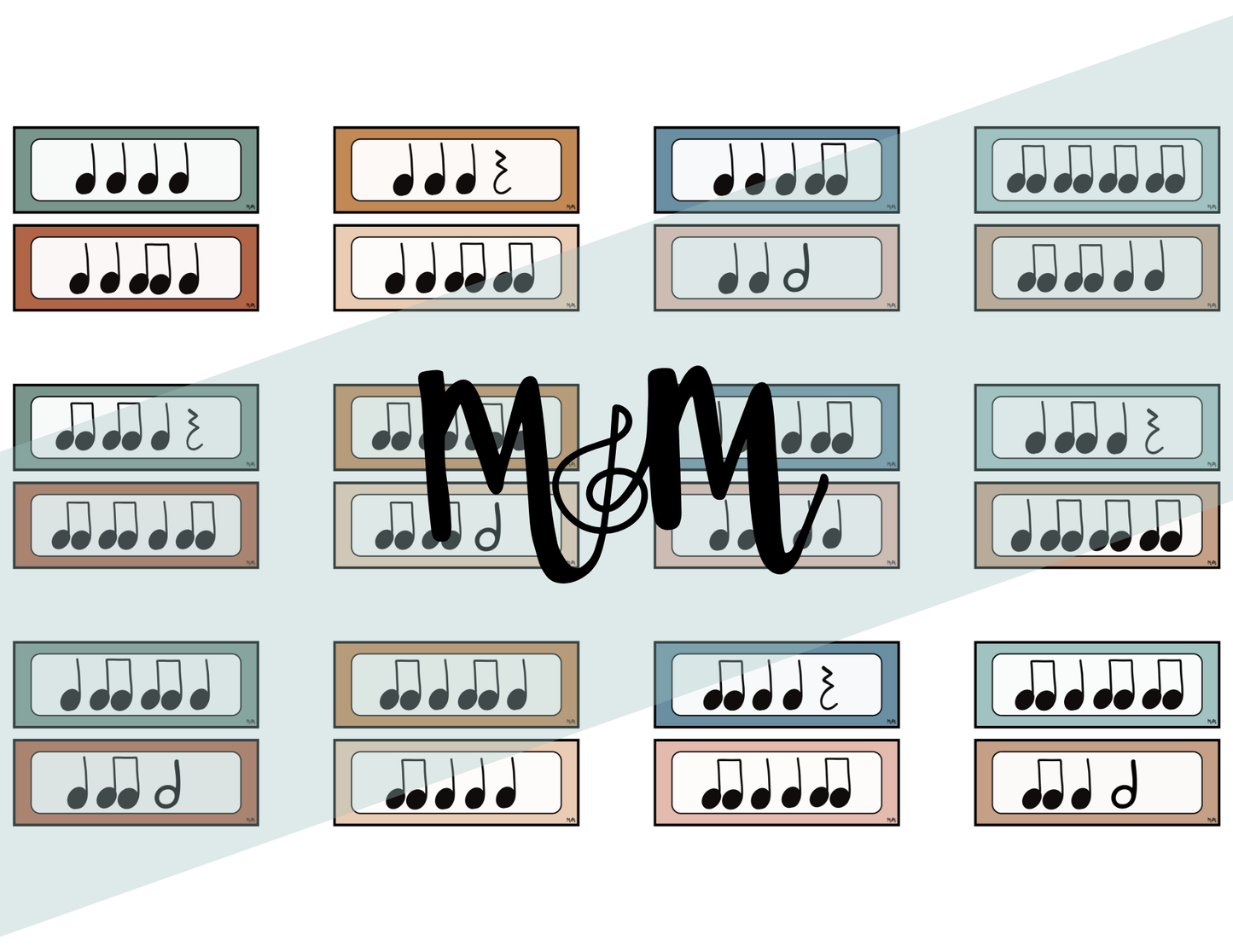 Boho Neutral: Rhythm Cards DIGITAL DOWNLOAD