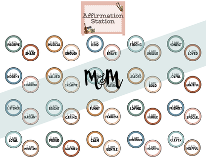 Boho Neutral: Affirmation Station | Music Classroom Decor