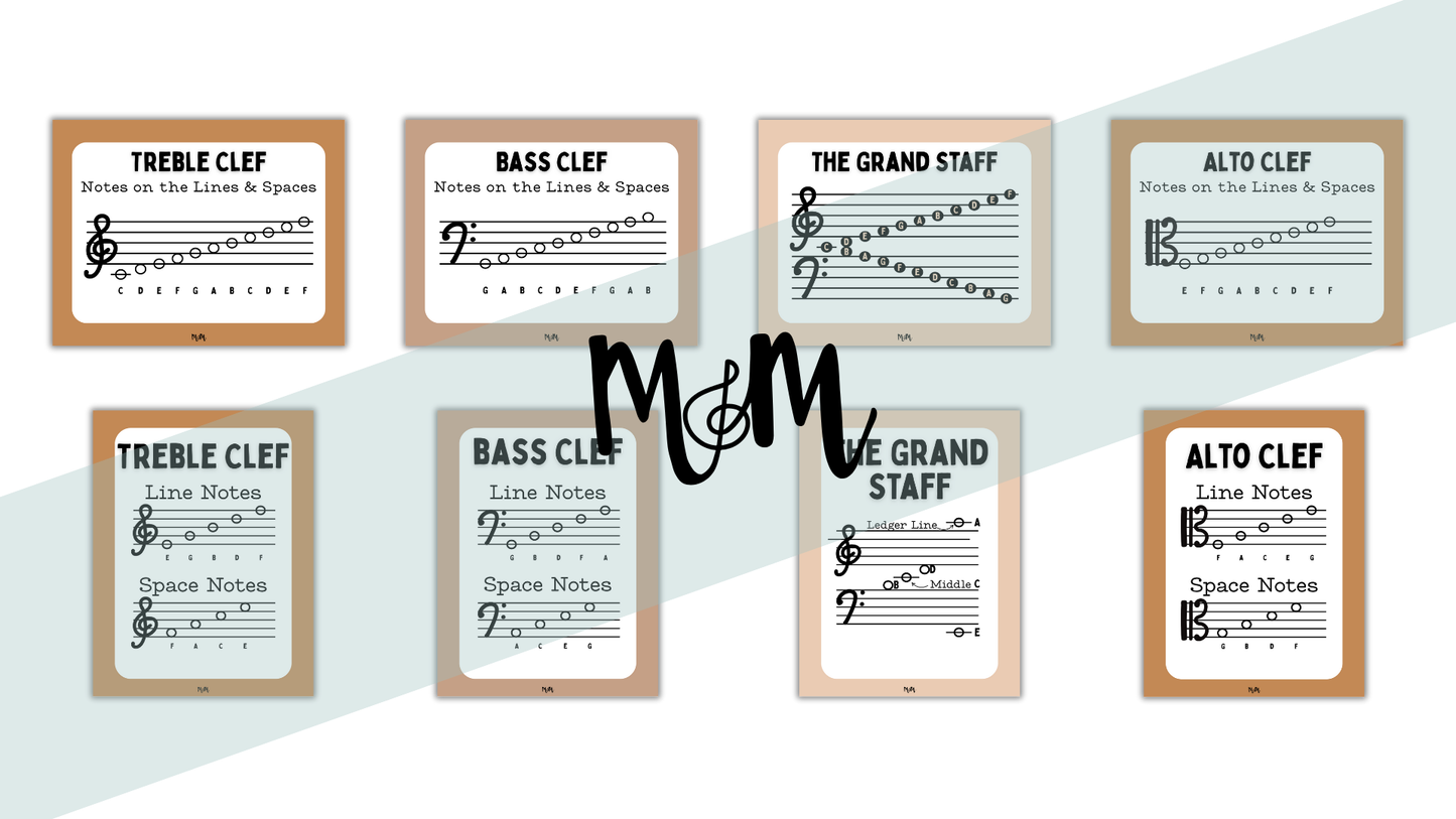 Boho Neutral: Lines & Spaces Posters DIGITAL DOWNLOAD
