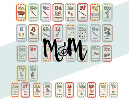 Carnival of Music: Music Alphabet | Music Classroom Decor
