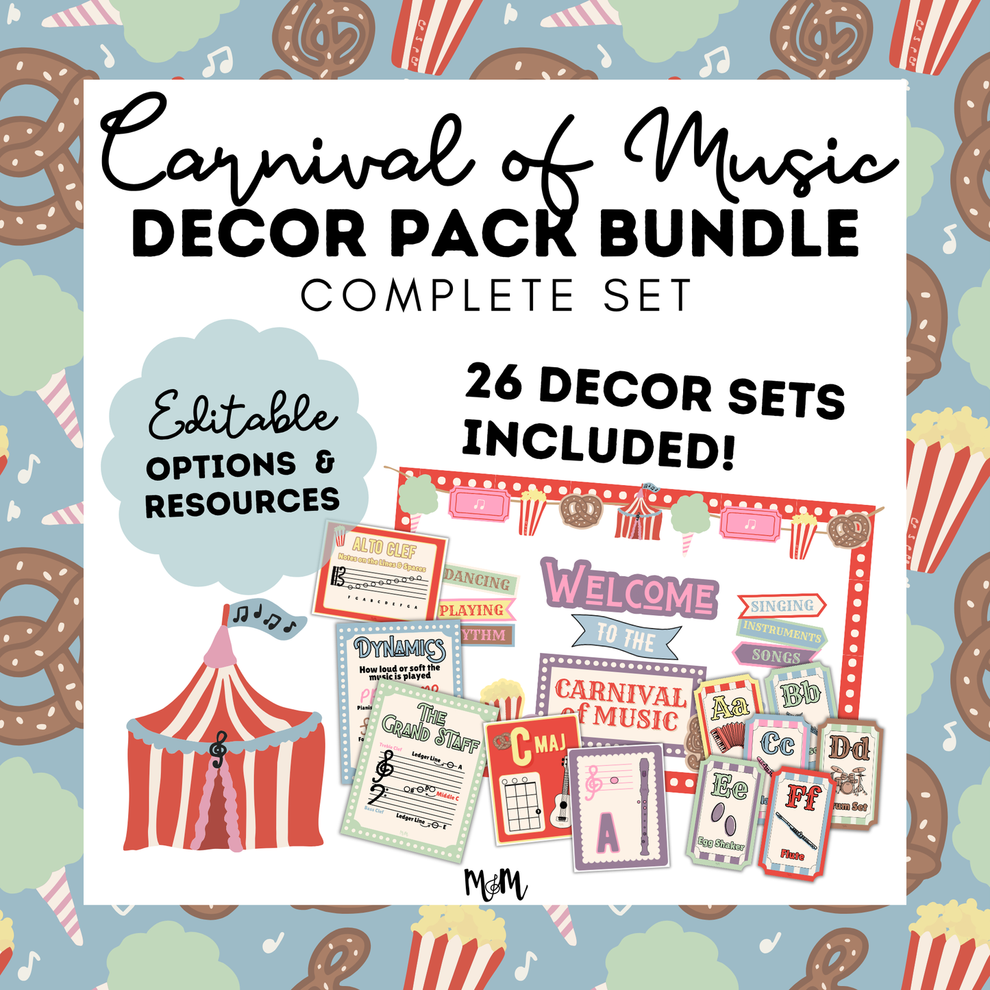 Carnival of Music COMPLETE Decor Bundle