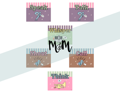 Carnival of Music: Five Voices Posters | Music Classroom Decor