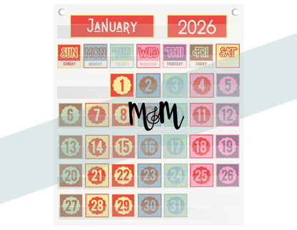 Carnival of Music: Pocket Chart Calendar | Music Classroom Decor