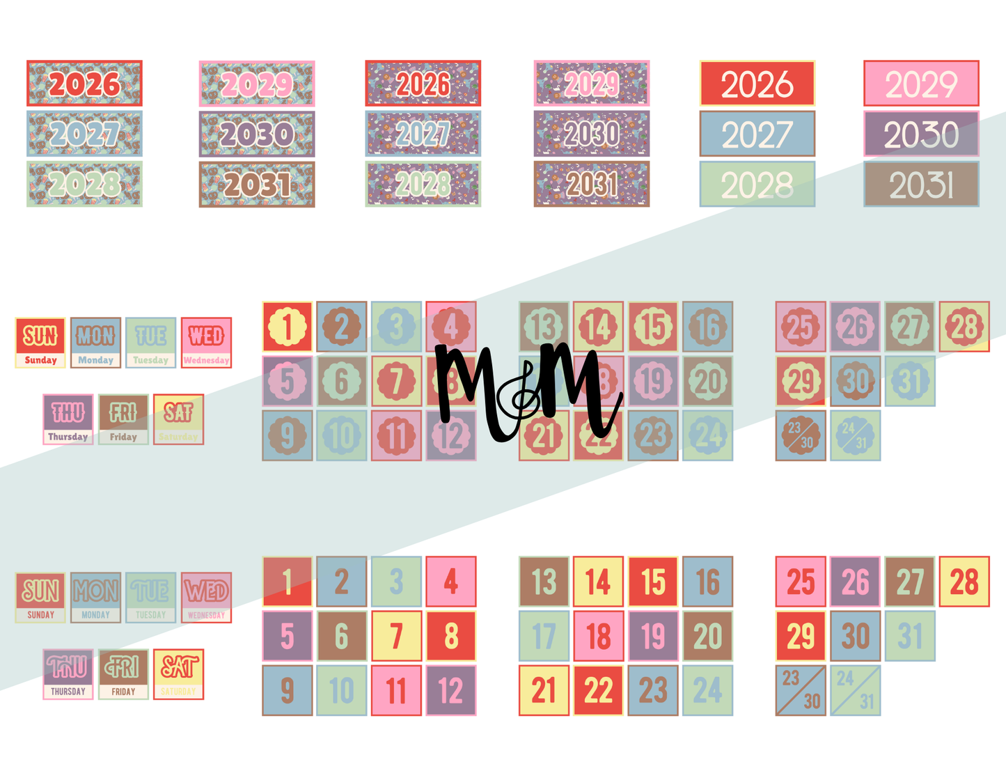 Carnival of Music: Pocket Chart Calendar | Music Classroom Decor