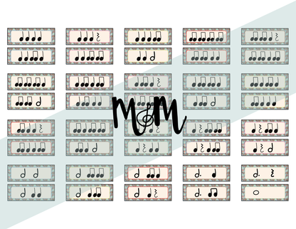 Carnival of Music: Rhythm Cards | Music Classroom Decor