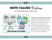 Elementary Instruments: Note Values Posters DIGITAL DOWNLOAD ...