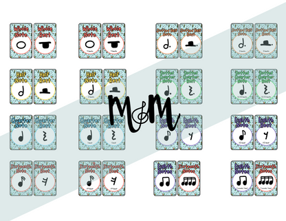 Elementary Instruments: Note Values Posters DIGITAL DOWNLOAD