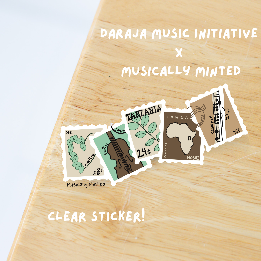 Journey to Tanzania Sticker (DMI x Musically Minted)