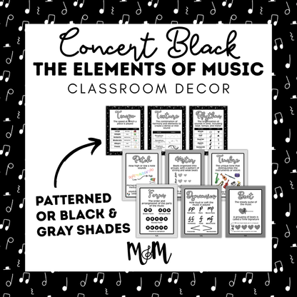 Concert Black: Elements of Music DIGITAL DOWNLOAD