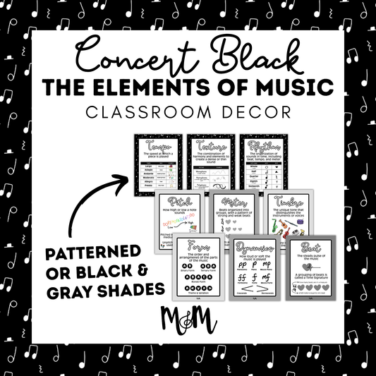 Concert Black: Elements of Music DIGITAL DOWNLOAD