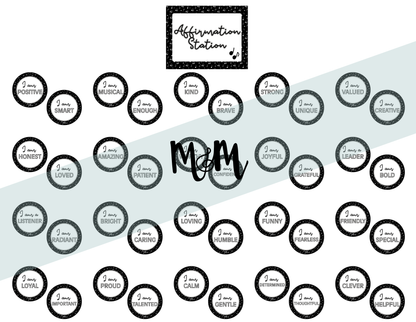 Concert Black: Affirmation Station | Music Classroom Decor