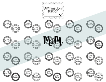 Concert Black: Affirmation Station | Music Classroom Decor
