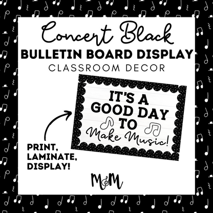 Concert Black: Bulletin Board DIGITAL DOWNLOAD