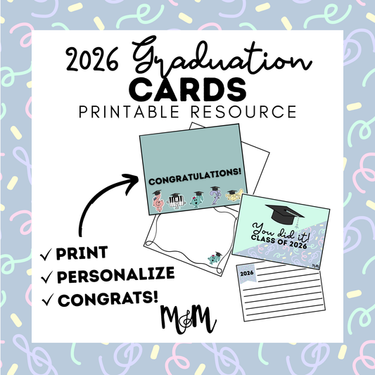 Musically Minted: Congrats Grad from the Music Teacher | 2026 Graduation Cards