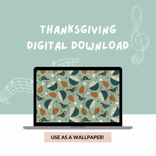 Thanksgiving Wallpaper DIGITAL DOWNLOAD