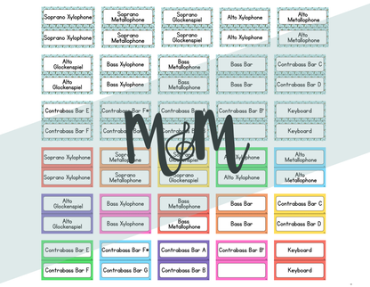 Elementary Instruments: Orff Rules & Expectations Posters | Music Room Decor