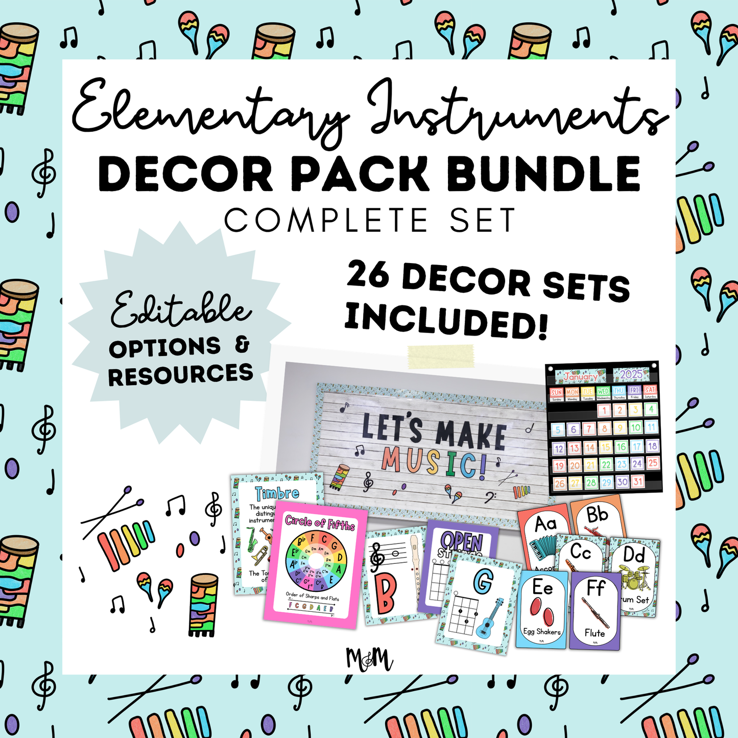 Elementary Instruments COMPLETE Decor Bundle