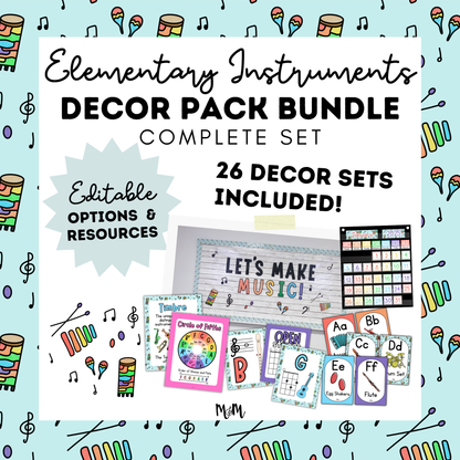 Elementary Instruments COMPLETE Decor Bundle