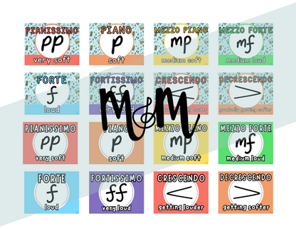 Elementary Instruments: Dynamic Posters DIGITAL DOWNLOAD