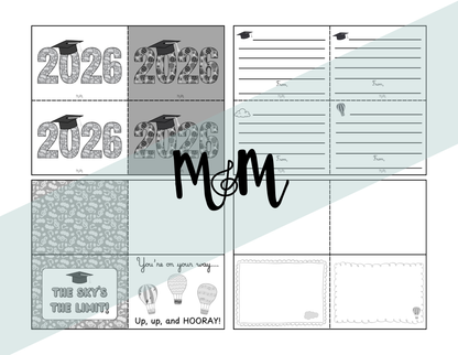 2026 Printable Graduation Cards | Congrats Grad from the Music Teacher DIGITAL DOWNLOAD