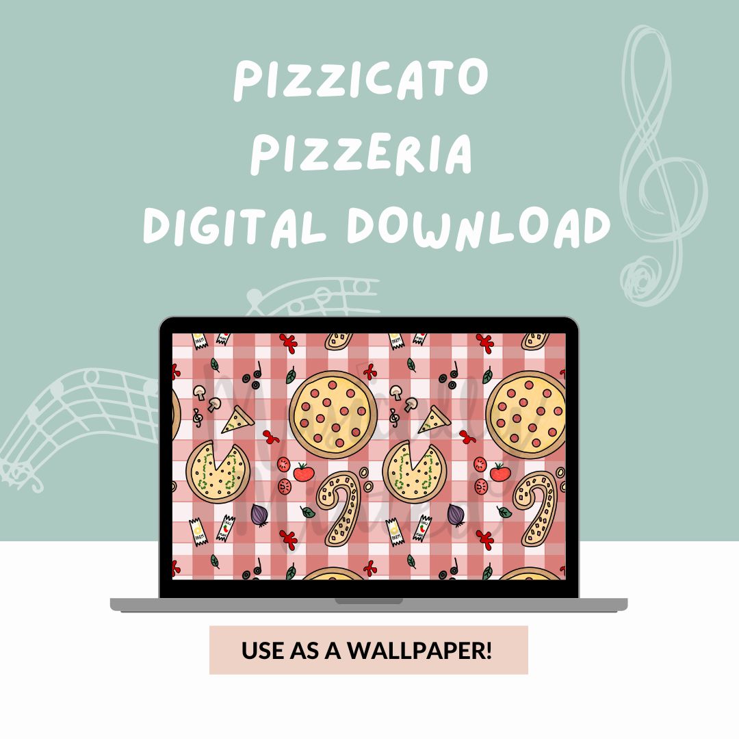 Pizzicato Pizzeria Pattern DIGITAL DOWNLOAD