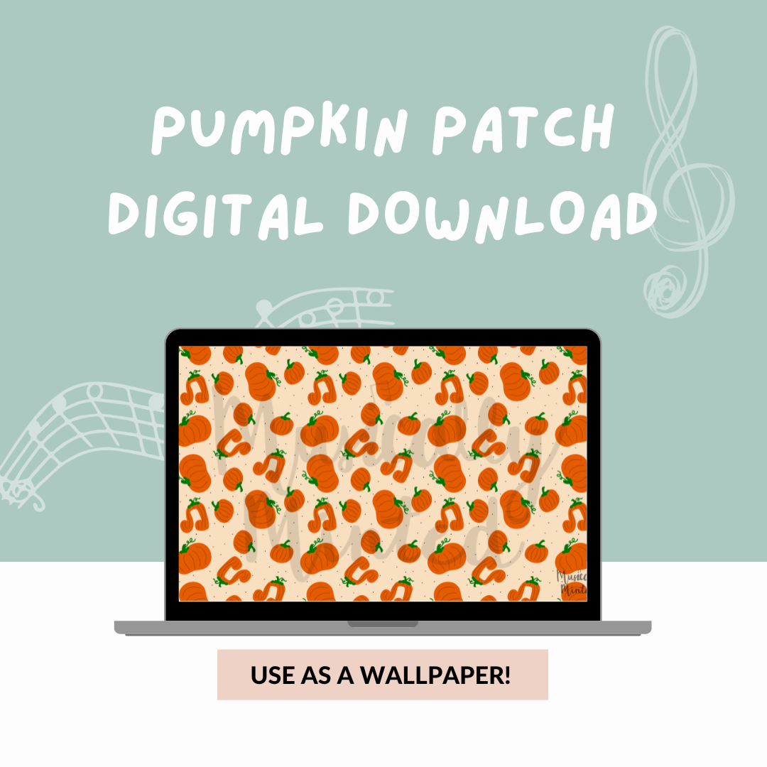 Pumpkin Patch Pattern DIGITAL DOWNLOAD