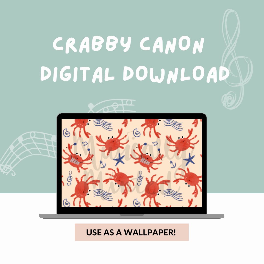 Crabby Canon Pattern DIGITAL DOWNLOAD