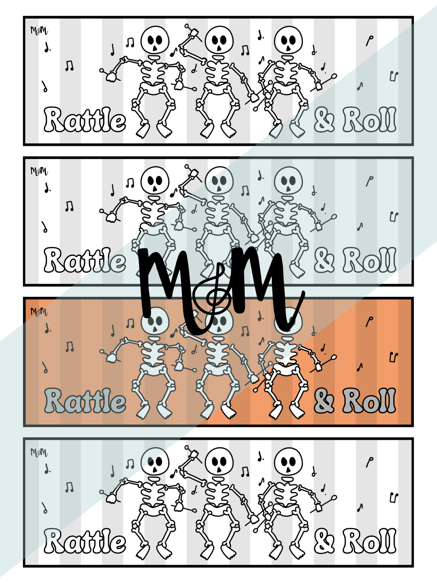 Halloween: Music Bookmarks | Printable Coloring Activity DIGITAL DOWNLOAD