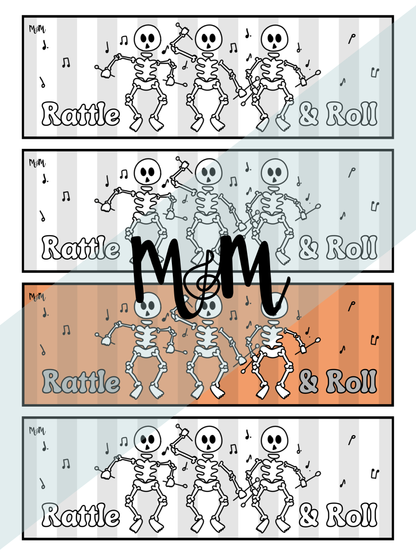 Halloween: Music Bookmarks | Printable Coloring Activity DIGITAL DOWNLOAD