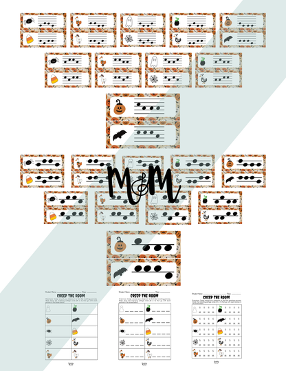 Halloween: Creep the Room | Solfege Level 1 (Sol-Mi) | Printable Music Activity DIGITAL DOWNLOAD