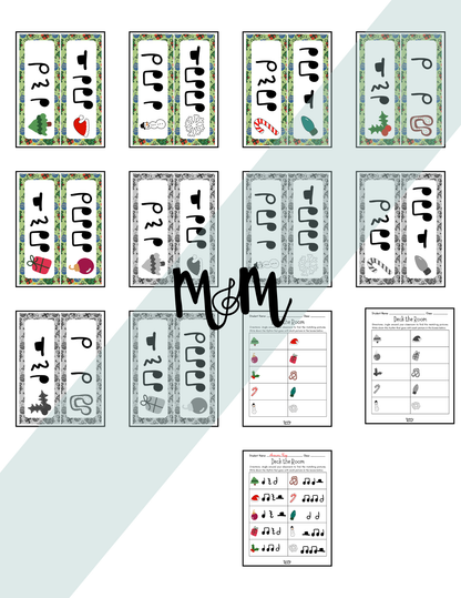 Holiday Deck the Room | Rhythm Level 2 | Write the Room Activity | DIGITAL DOWNLOAD (Copy)