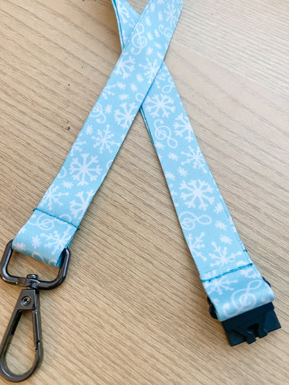 Let It Snow Lanyard