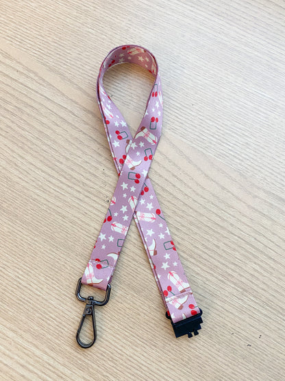 Pink Cowgirl Lanyard