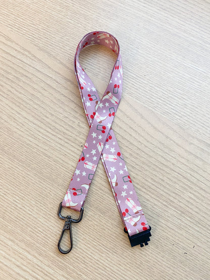 Pink Cowgirl Lanyard