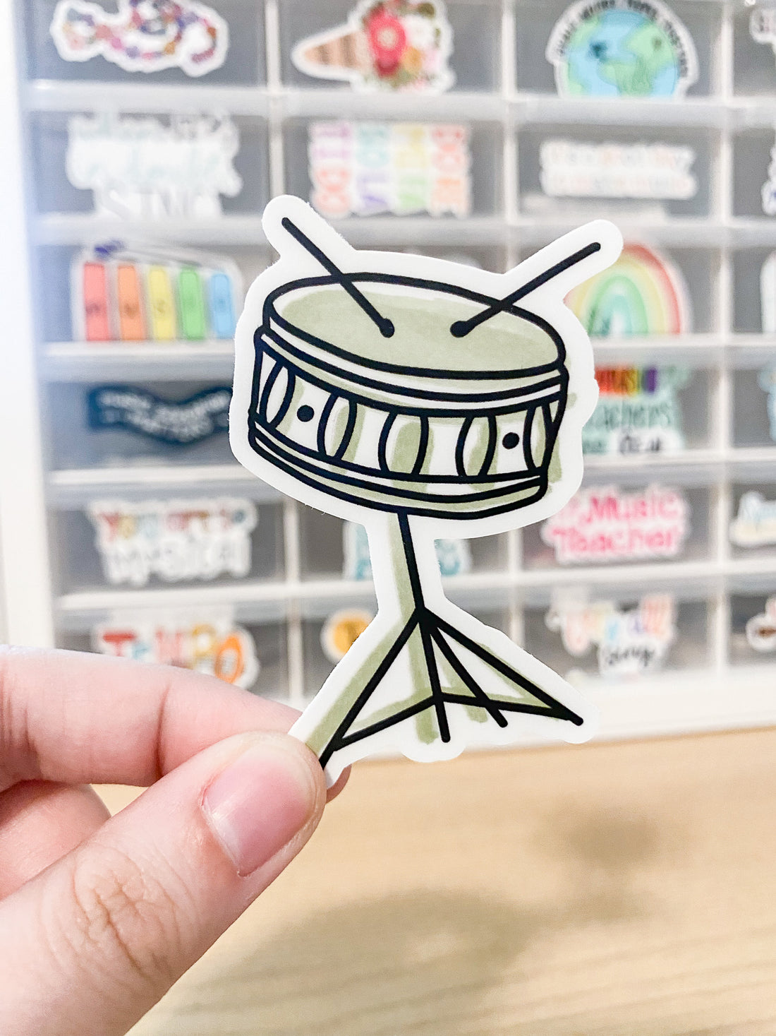 Snare Drum Sticker – Musically Minted