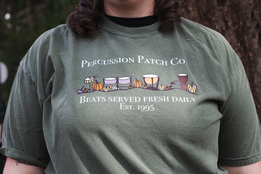 Percussion Patch T-Shirt - AVAILABLE UNTIL 9/25