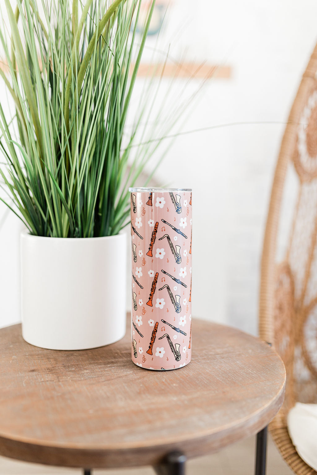 Boho Woodwind Skinny Tumbler