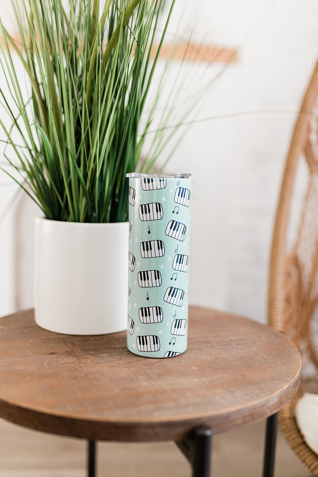 Perfect Pianos Skinny Tumbler