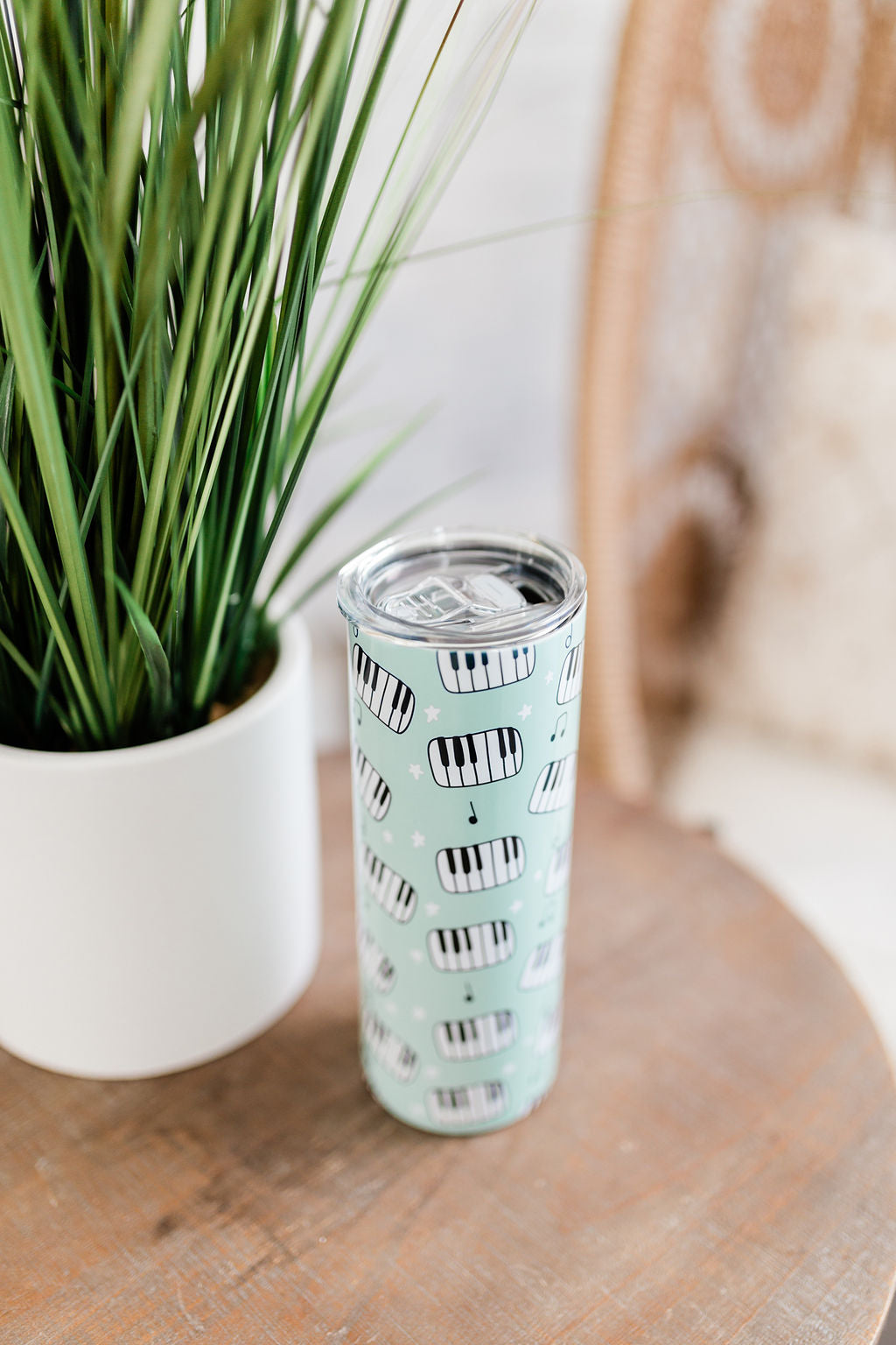 Perfect Pianos Skinny Tumbler