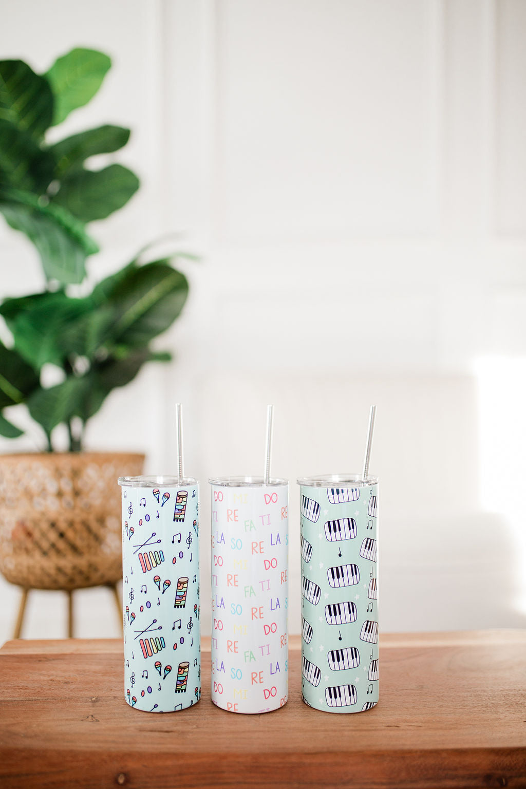 Perfect Pianos Skinny Tumbler