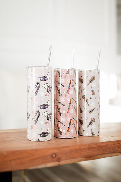 Boho Brass Skinny Tumbler