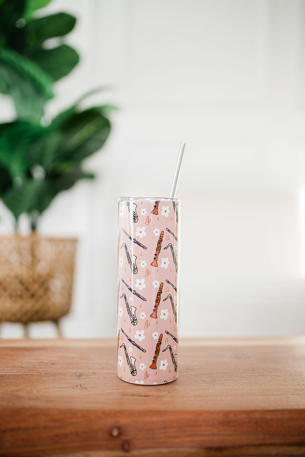 Boho Woodwind Skinny Tumbler