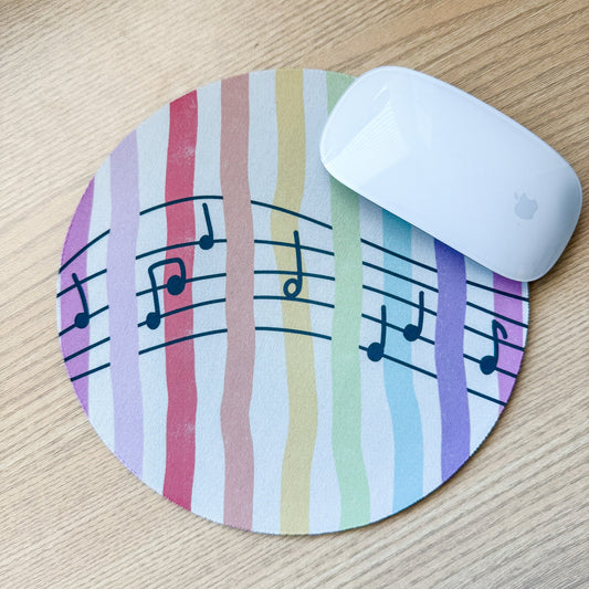 Rainbow Stripes Mousepad
