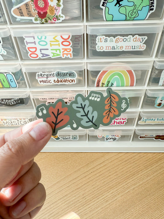 Autumn Leaves Sticker
