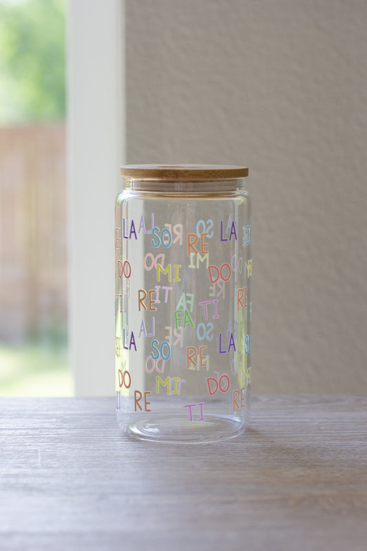 Solfege Glass Can