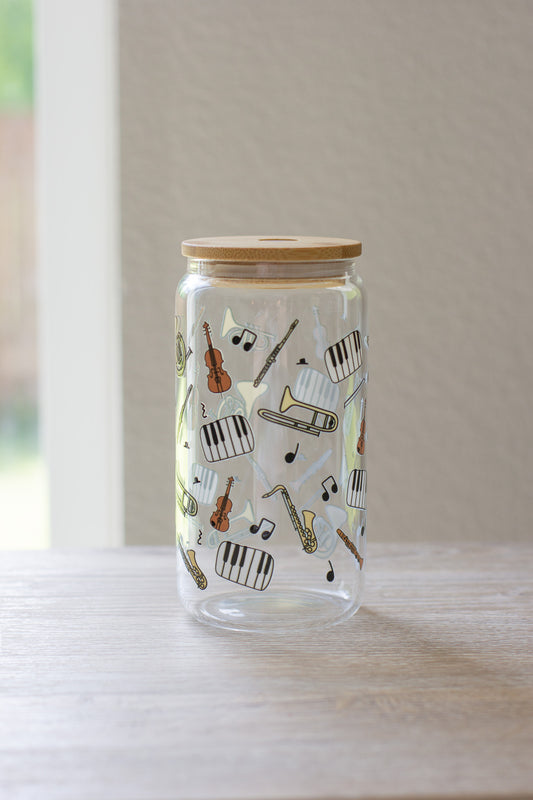 Instrument Family Glass Can
