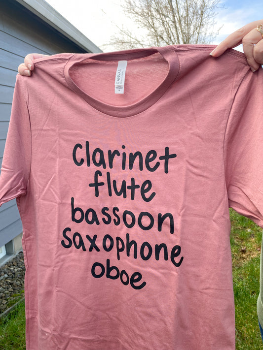 Woodwind Instruments T-Shirt