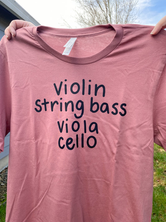 String Instruments T-Shirt