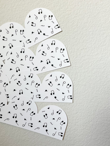 White + Black Bulletin Board Border